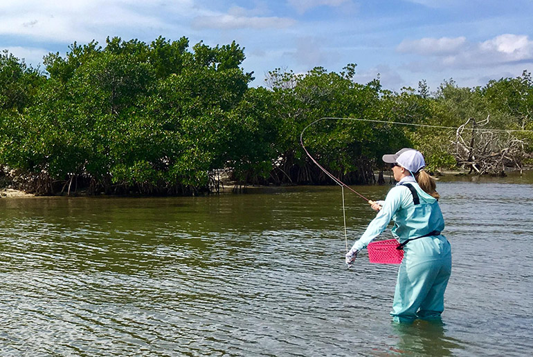 Stealthy Fly Fishing for Redfish