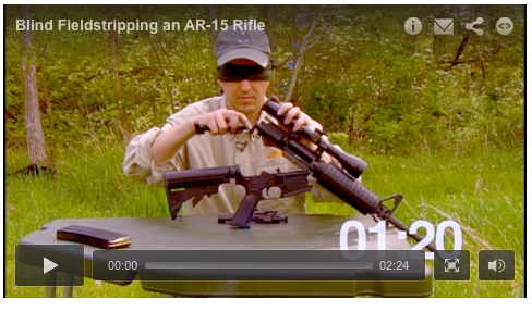 Blind Fieldstrip an AR-15 Rifle