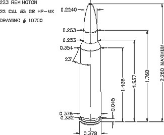 Диаметр патрона. Патрон калибра 223 Rem чертеж. Размеры гильзы 223 Rem. Размер гильзы 223 калибра. Патрон 223 Rem Размеры.
