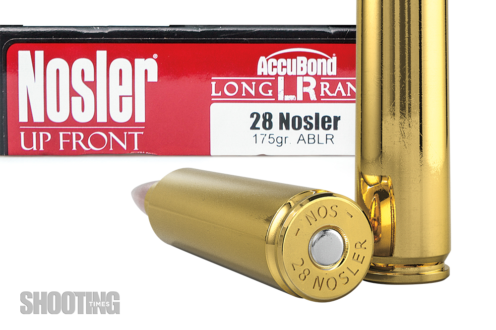 The .28 Nosler is a shortened version of the 7mm Remington Ultra Mag. 