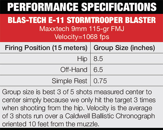 Blaster-specs