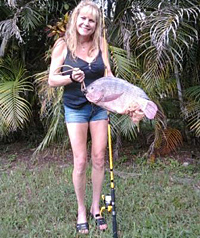 Stuart, Florida Woman Hooks State and World Record Tilapia