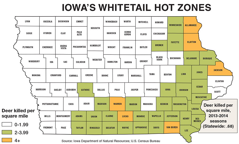 Best Spots For Bowhunting Iowa Trophy Bucks