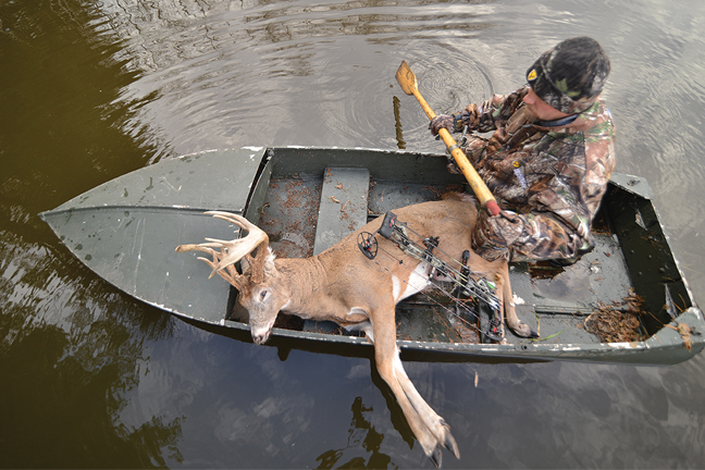 Hunt Waterways for Deer