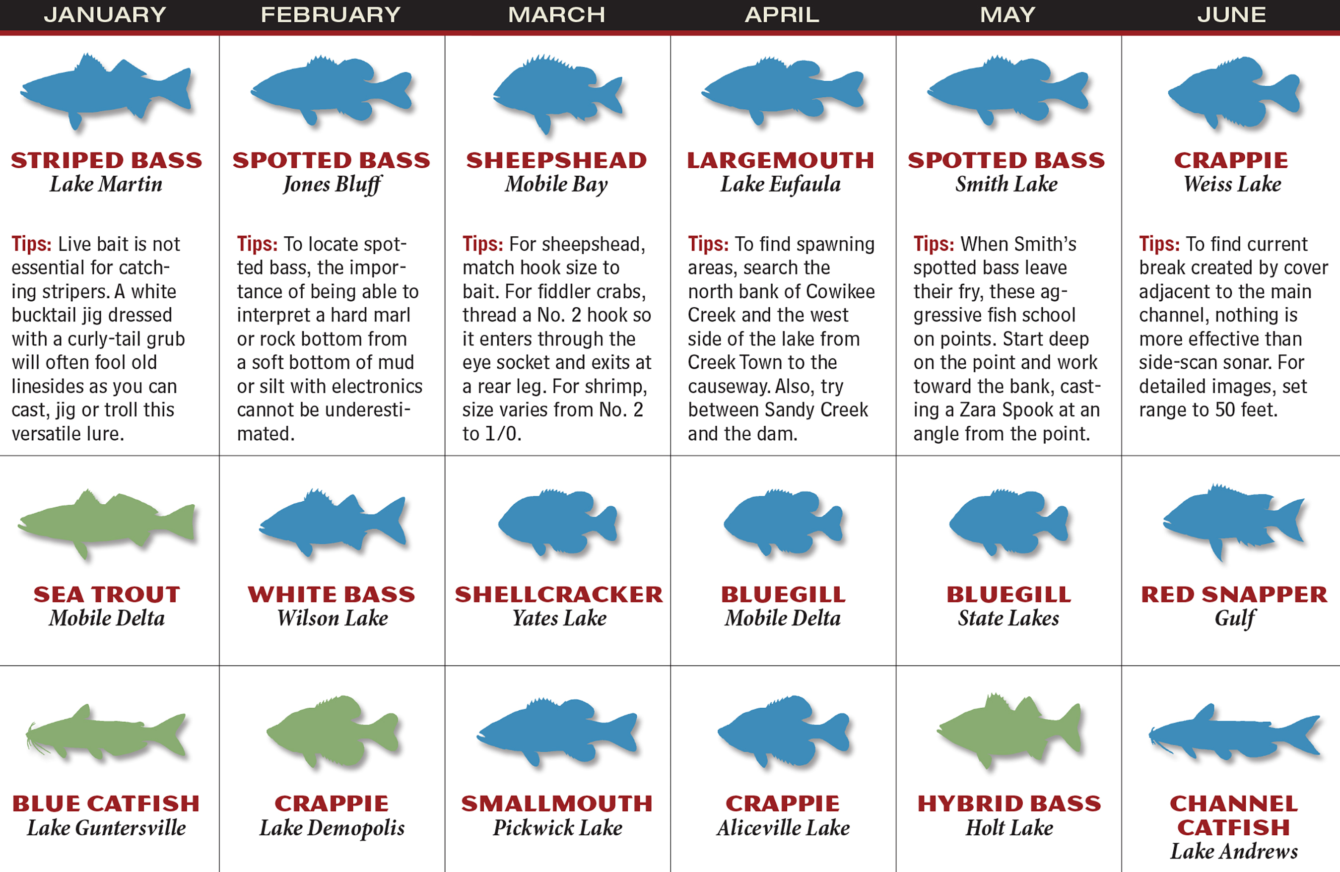 2017 Alabama Fishing Forecast - Game & Fish
