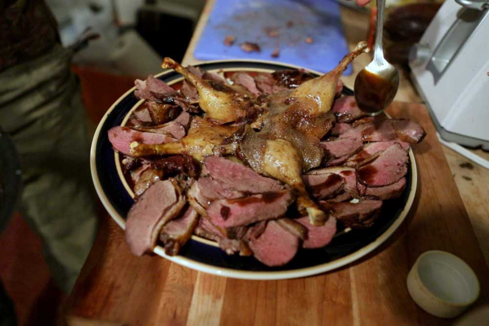 Seared Duck in Sweet Guinness Honey Sauce Recipe