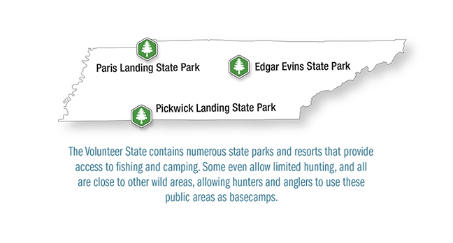 TN Vacation Lodge Map