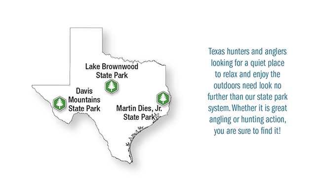 TX Vacation Lodge Map
