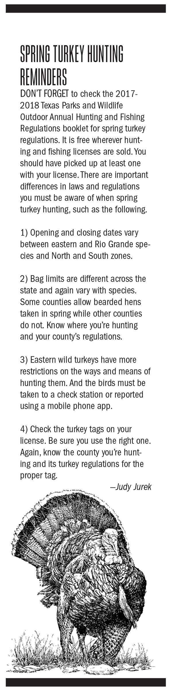 2018 Texas Spring Turkey Hunting Outlook