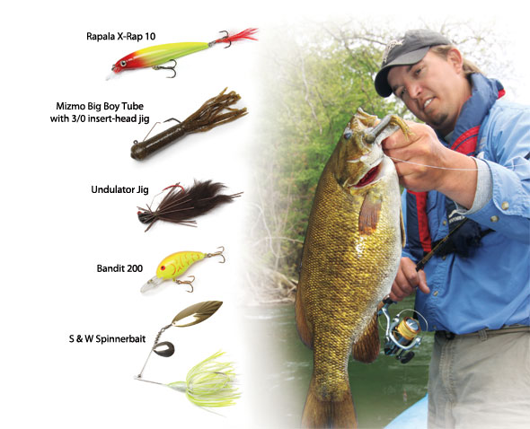 Best River Smallmouth Lures and Tactics - In-Fisherman