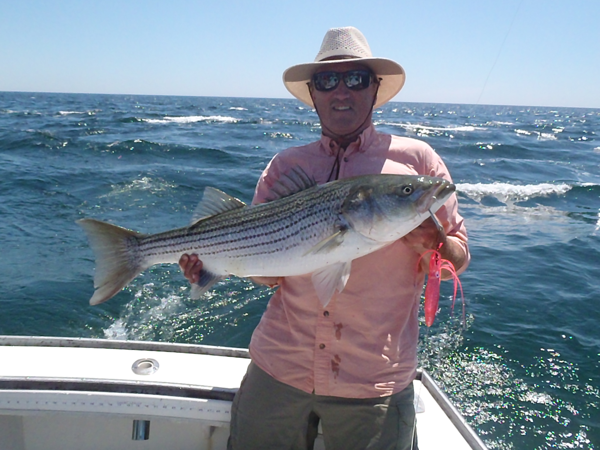 An Awesome Day Striper Fishing