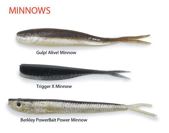 40-3"crappie bass walleye-minnow-fish jigs-grubs lure-drop shot-lot-split tails