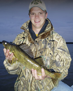 A Shallow Spring Walleye Sunset Surprise
