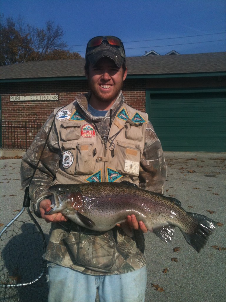 10 lb 1 oz Rainbow Trout - In-Fisherman