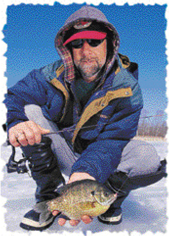 Panfish In the Weeds Under The Ice