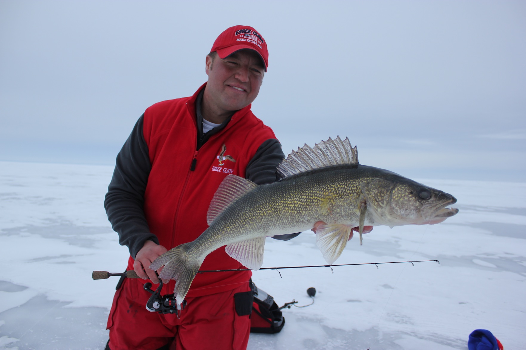Ice Trolling For Walleyes