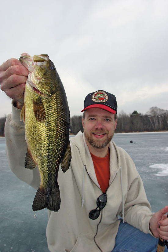 Ice Fishing For Bass Is An Exercise in Patience - In-Fisherman