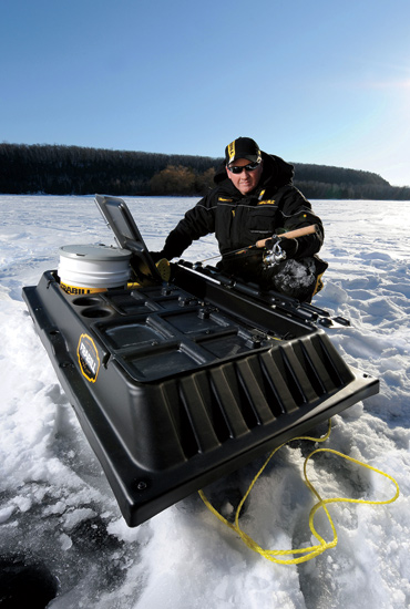 Otter Mods  Ice fishing sled, Ice fishing diy, Ice fishing