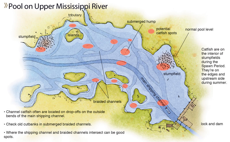 Pool-on-Upper-Mississippi-River-In-Fisherman