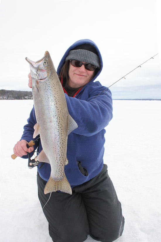 5 - STEELHEAD JIGS - ICE FISHING #6 hooks -also good for Perch
