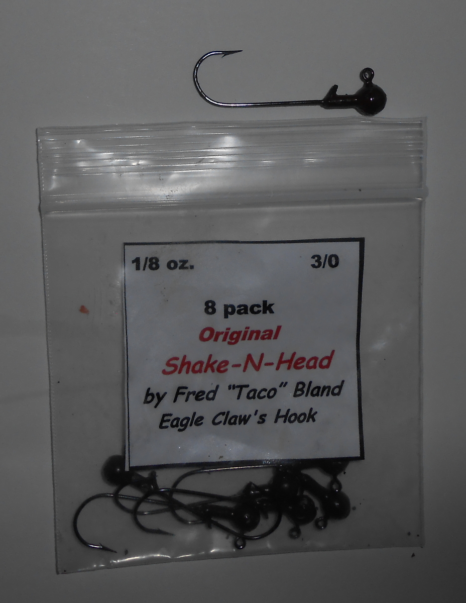 Davis Baits Shaky Worm Head HBT 4/0 Black / 1/8 oz