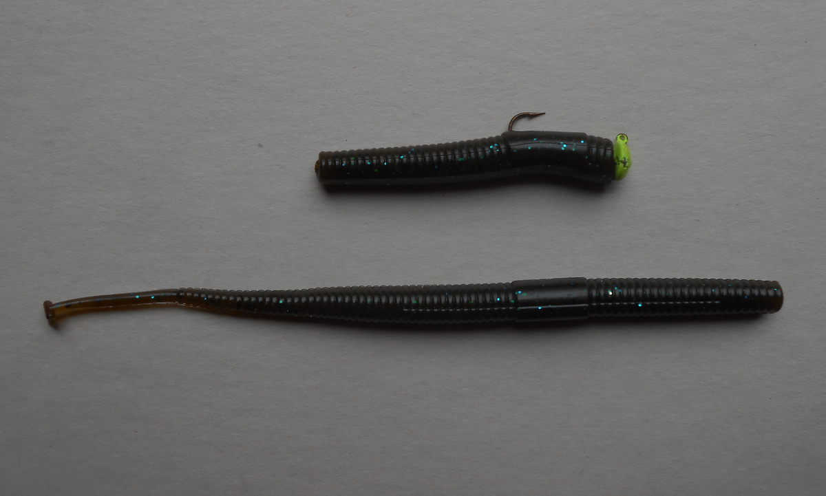 Southern Pro Tiny Worm - Chartreuse Sparkle