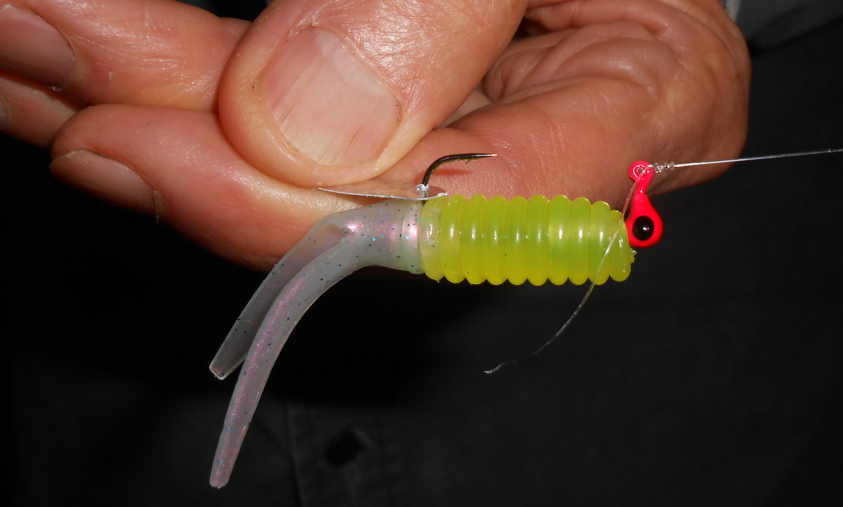 Crappie Pro Overbite Sickle Mo' Glo Glow-in-The-Dark Jig Heads for