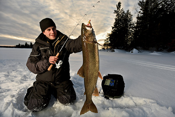 Northern Laker Pro Ice Fishing Rod 38" Medium Heavy Action Trout Walleye