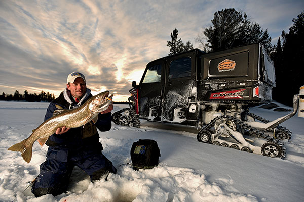 Tricked-out ATVs for Ice Fishing