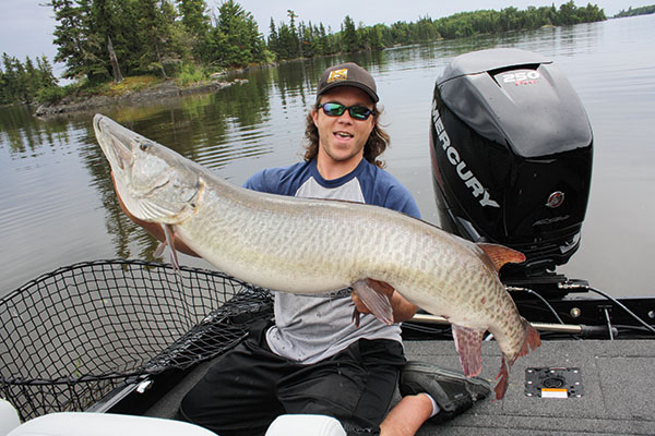 Trophy Muskie on Topwater Baits