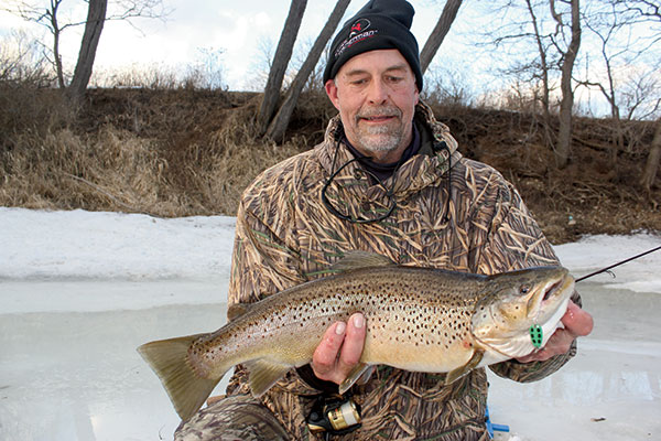 Ice Fishing Techniques for Bulging Brown Trout - In-Fisherman