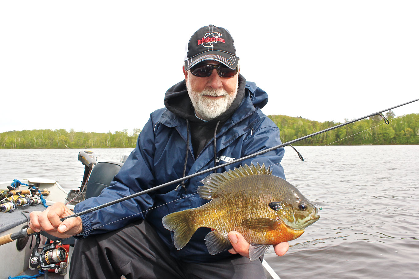 I decided to find the go and catch a diamond. Blue Gill in call the wi, blue gill