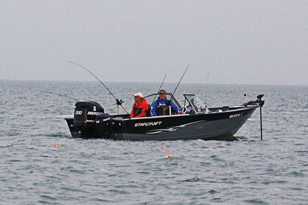 Trolling for Walleye During Summer