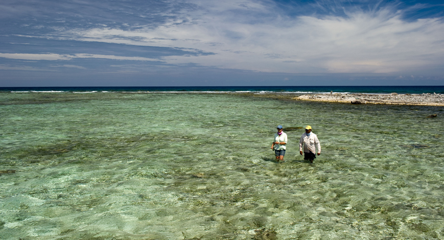 Threatened Turneffe Coral atolls