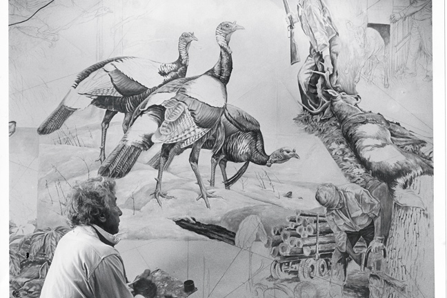 Sir Peter Scott Painting Turkey