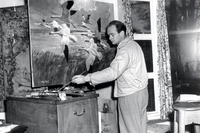 Sir Peter Scott Painting