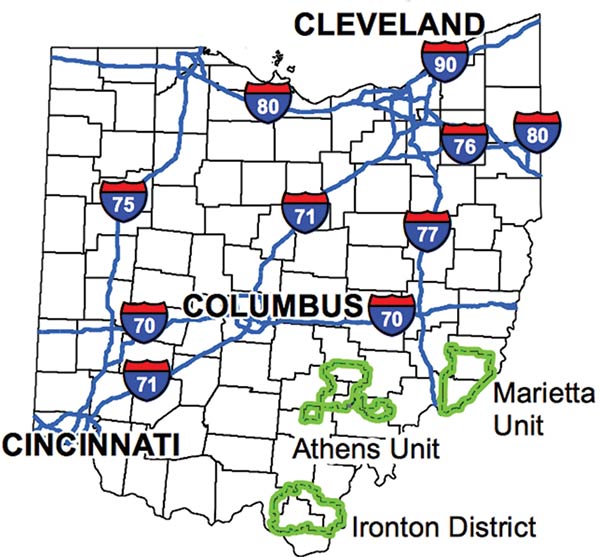 Ohio-Map