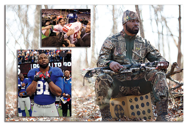 Justin-Tuck-NFL-bowhunting