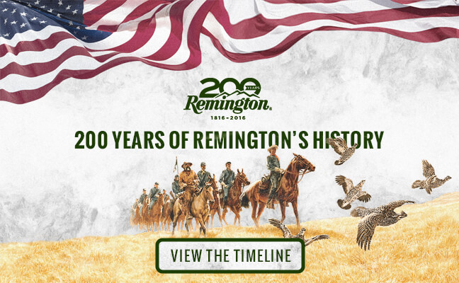 remington anniversary timelime