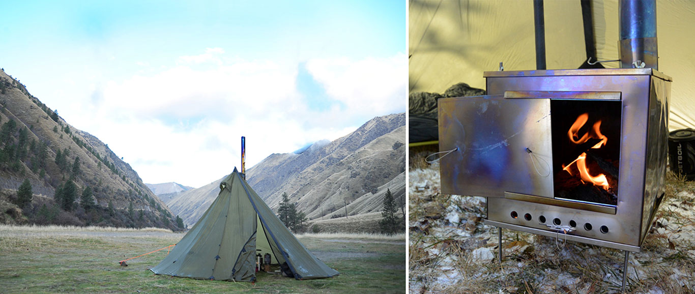 Seek Tipi and Stove