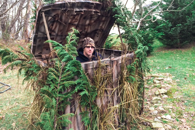 Building a duck blind