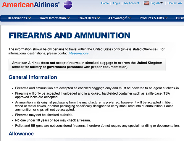 Check The TSA Rules and Those of your Airline