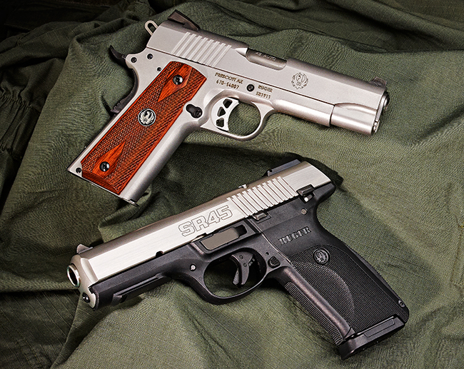 Ruger SR1911CMD and Ruger SR45