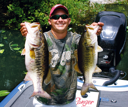 Bass Fishing Comforter for Sale by William Lee