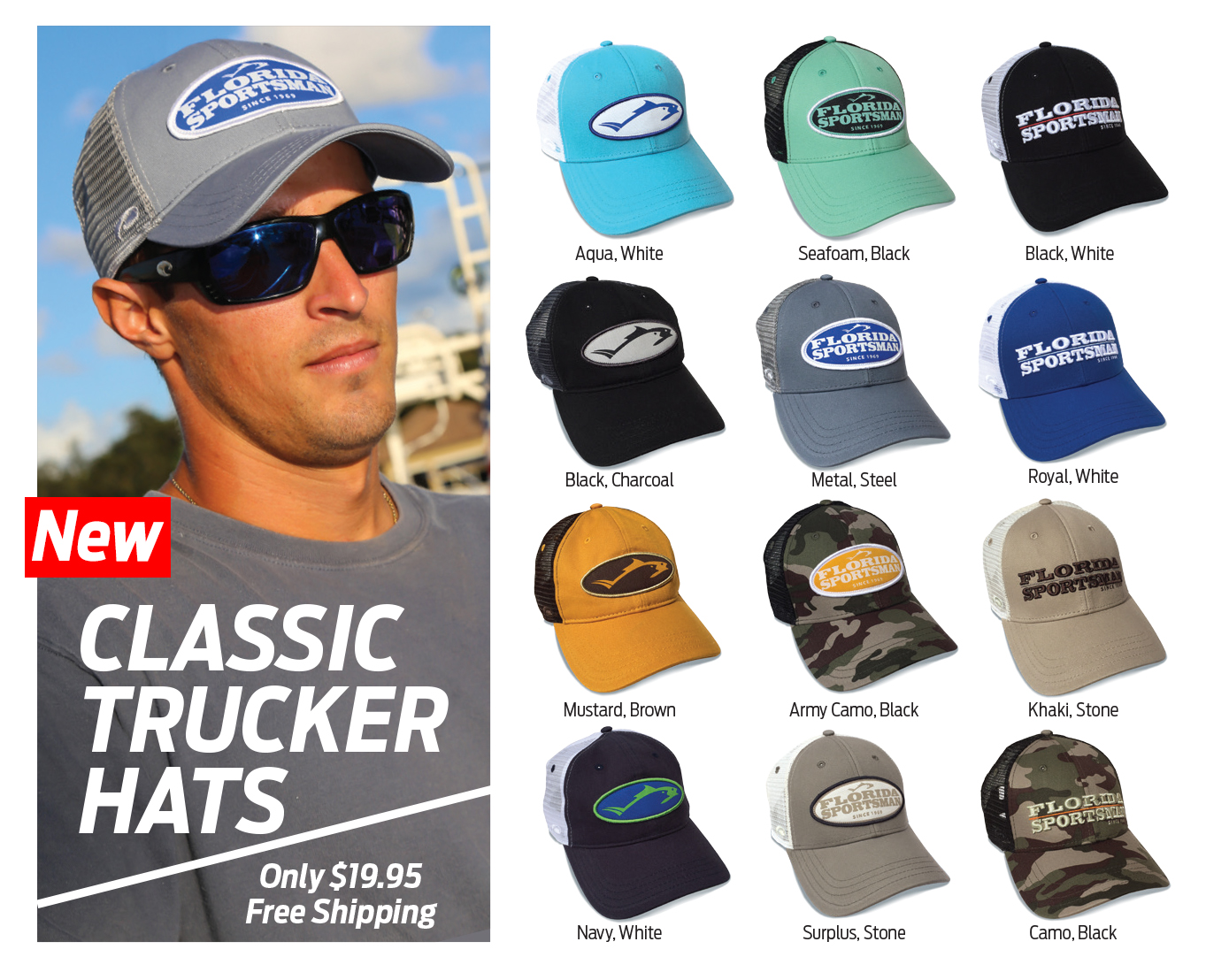 New Florida Sportsman Trucker Hats! - Florida Sportsman
