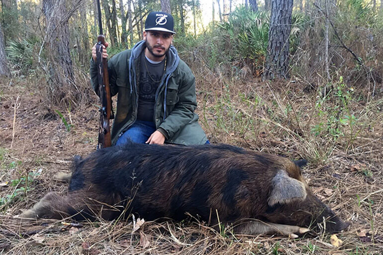 Firearms for Hunting Hogs on Foot