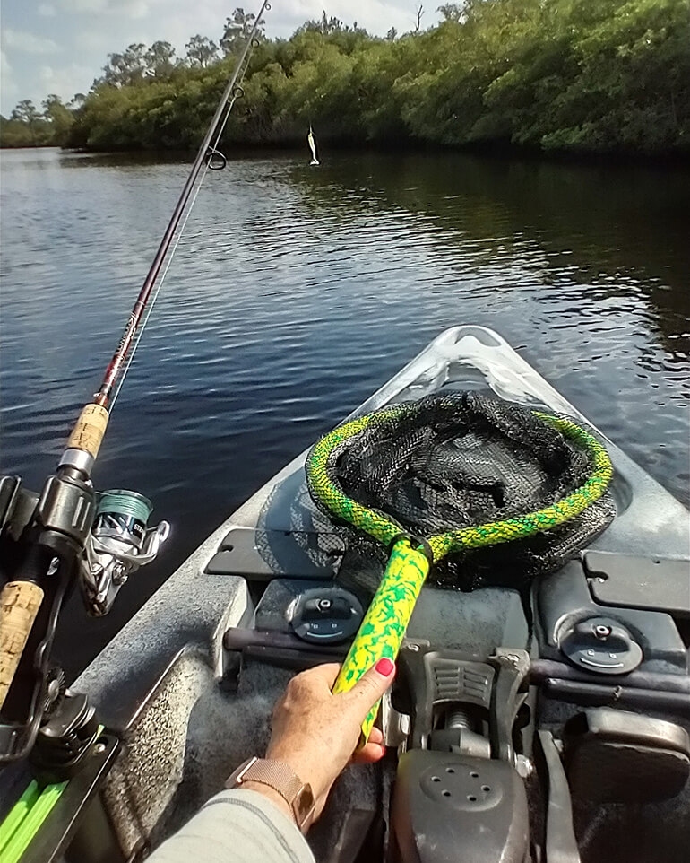 Why You Need a Net on Your Kayak - Florida Sportsman