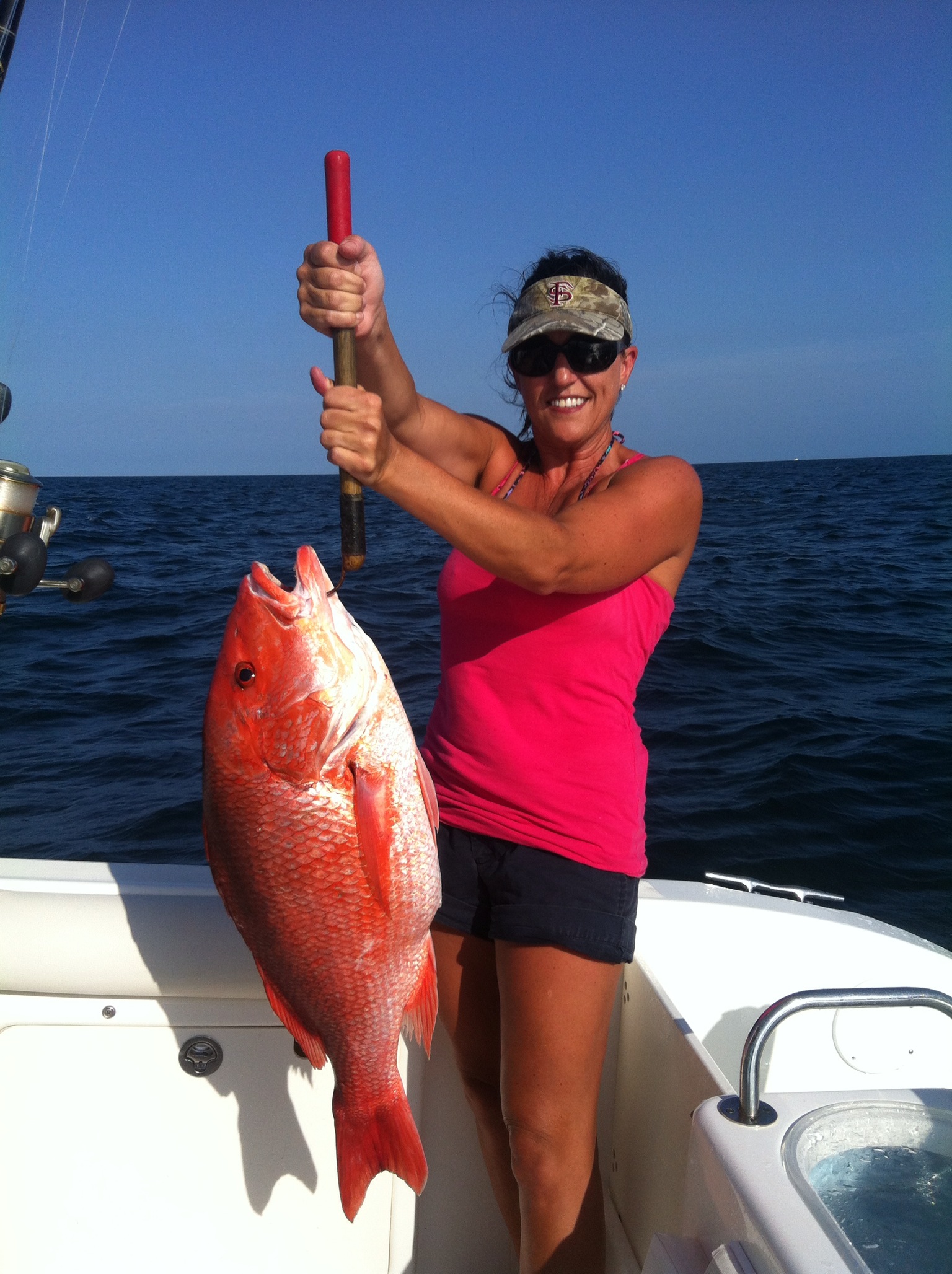 OFFSHORE Snapper Fishing in over 100 Feet of Water! 